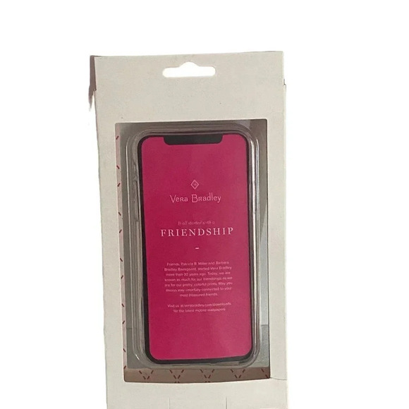 NEW Vera Bradley Protective Slim Case iPhone Xs & iPhone X Friendship Mandala - Picture 2 of 10